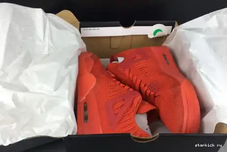 JORDAN 4 AQ3559-600 AQ3559-600 AIR “RED” FLYKNIT 0407